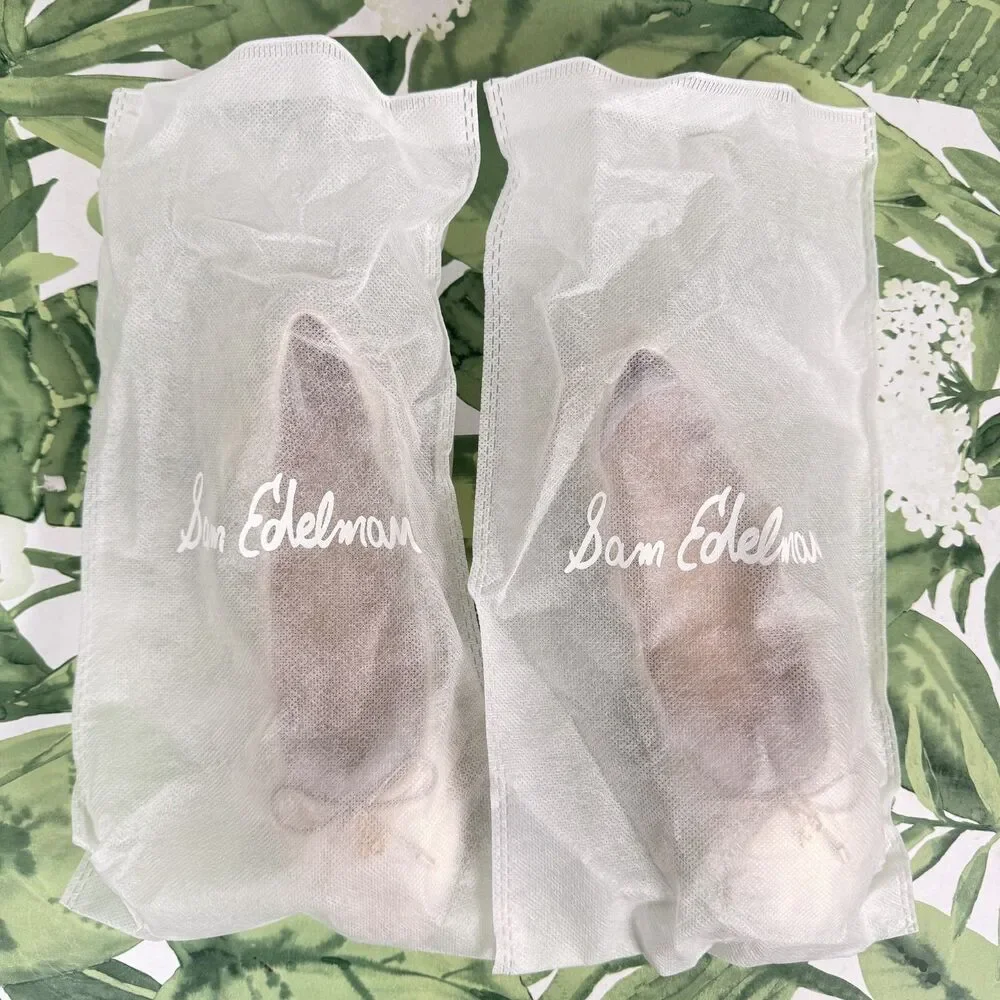 SAM EDELMAN NEW Felicia Jute Metallic Leather Ballet Flat - Picture 13 of 16